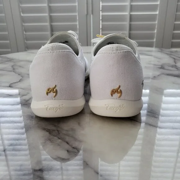 Fuego Dance White Split Sole Shoes Men's 7.5 Women's 9 - Picture 5 of 6